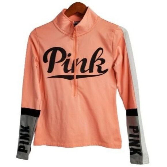 Pink By Victoria's Secret Ultimate Long Sleeve Half-Zip Sweater Women's Size S/P - Picture 2 of 10